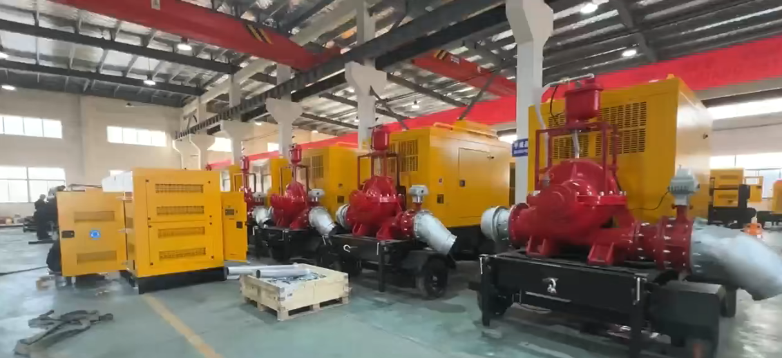 頂博大流量排水搶險車(chē)